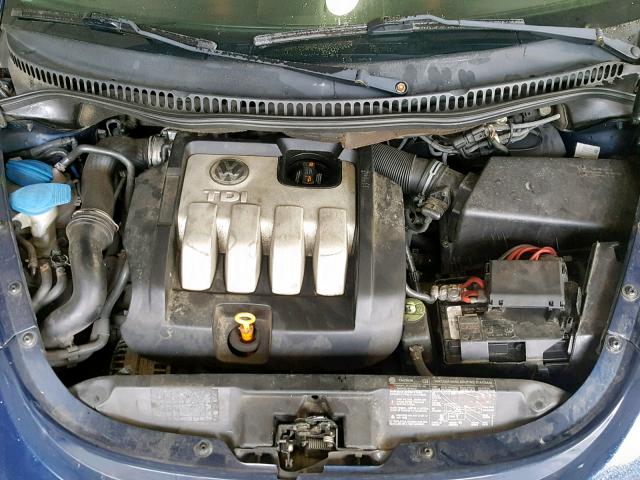 3VWCR31C45M402733 - 2005 VOLKSWAGEN NEW BEETLE Mavi foto 7