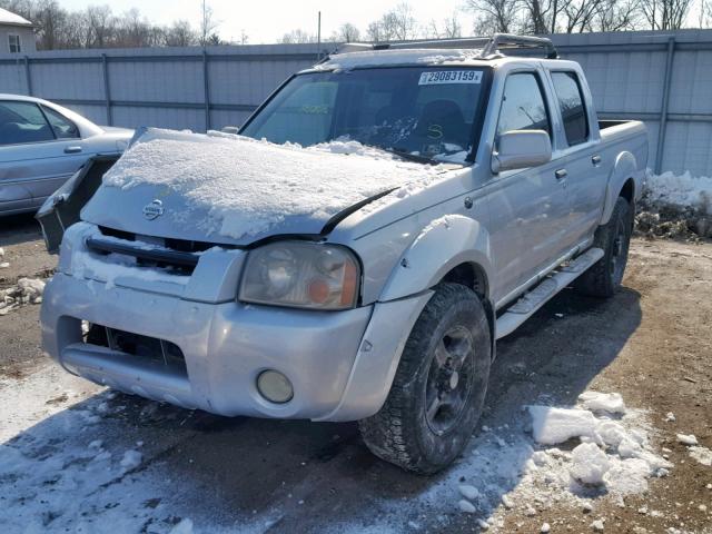 1N6ED27Y41C347846 - 2001 NISSAN FRONTIER C SILVER photo 2