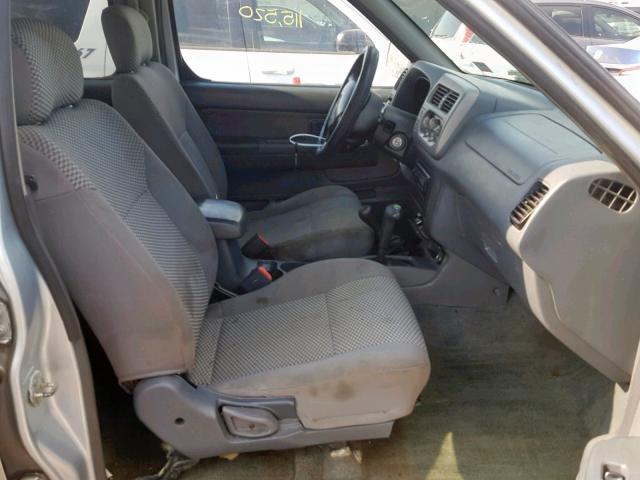 1N6ED27Y41C347846 - 2001 NISSAN FRONTIER C SILVER photo 5