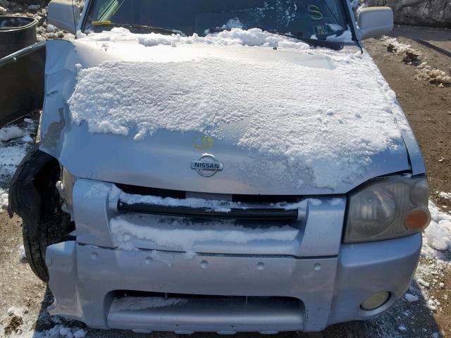 1N6ED27Y41C347846 - 2001 NISSAN FRONTIER C SILVER photo 7