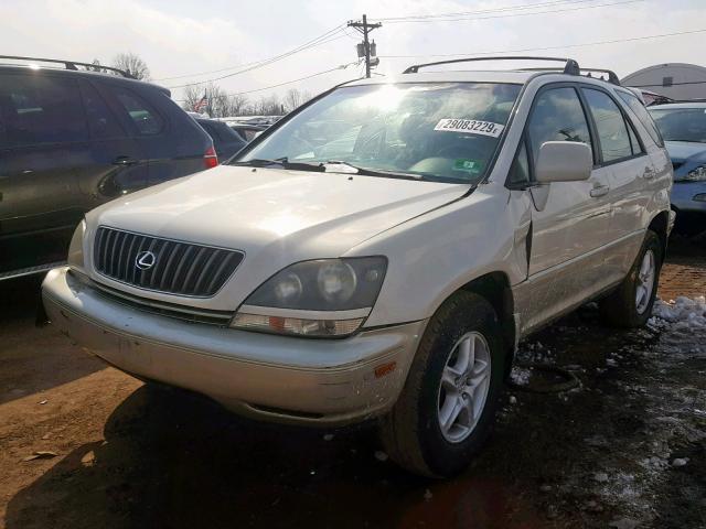 JT6HF10U4X0090751 - 1999 LEXUS RX 300 CREAM photo 2