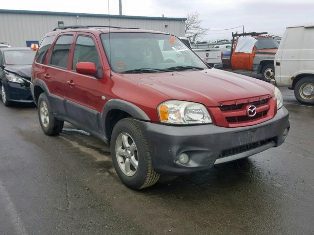 4F2CZ96125KM35539 - 2005 MAZDA TRIBUTE S BURGUNDY photo 1