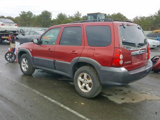 4F2CZ96125KM35539 - 2005 MAZDA TRIBUTE S BURGUNDY photo 3