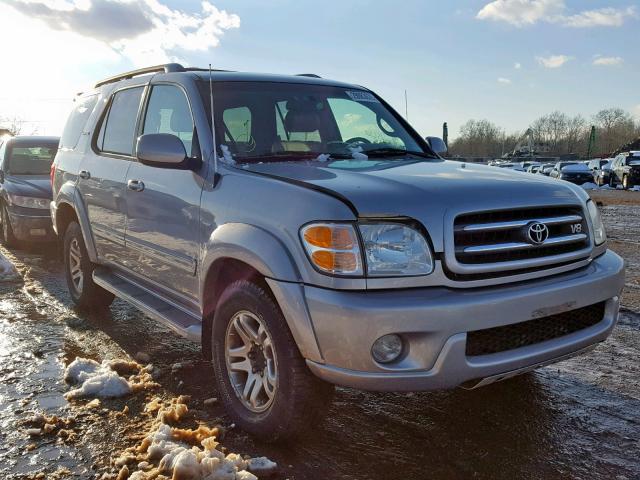 5TDBT48AX3S176477 - 2003 TOYOTA SEQUOIA LI SILVER photo 1