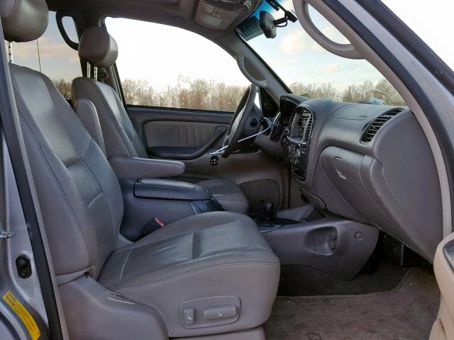 5TDBT48AX3S176477 - 2003 TOYOTA SEQUOIA LI SILVER photo 5