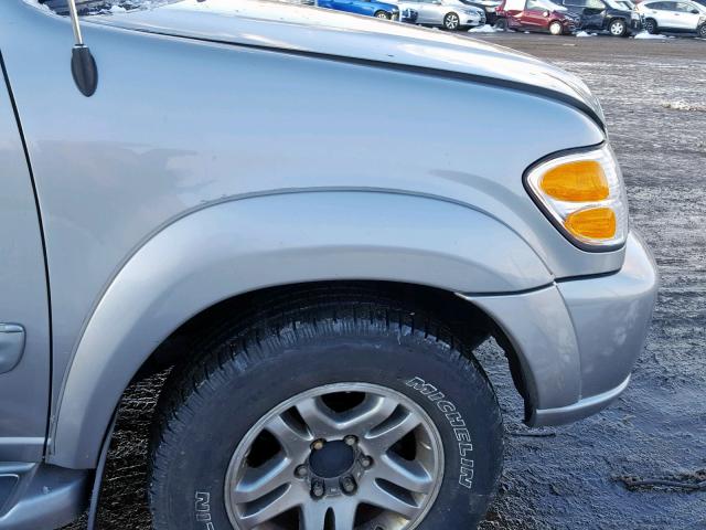 5TDBT48AX3S176477 - 2003 TOYOTA SEQUOIA LI SILVER photo 9