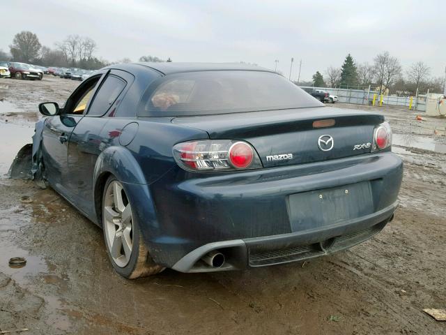 JM1FE173650153331 - 2005 MAZDA RX8 GRAY photo 3