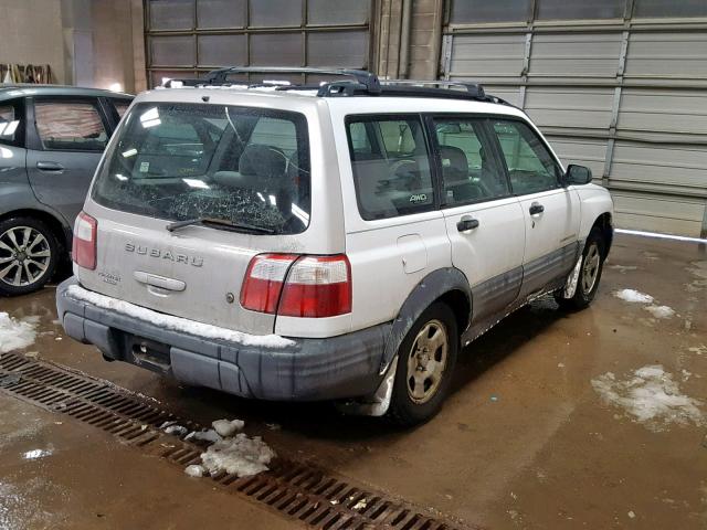 JF1SF63531H754875 - 2001 SUBARU FORESTER L WHITE photo 4