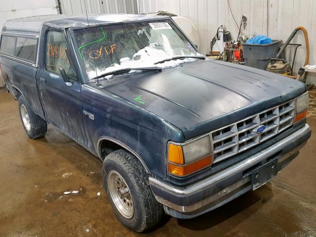 1FTCR11T6MUE55497 - 1991 FORD RANGER GREEN photo 1