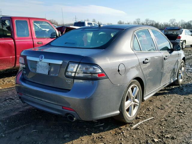 YS3FA4BY4B1306917 - 2011 SAAB 9-3 2.0T GRAY photo 4