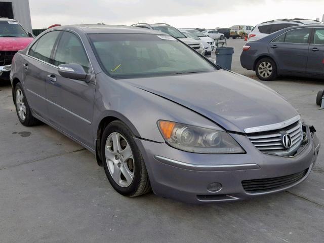 JH4KB16565C010225 - 2005 ACURA RL GRAY photo 1