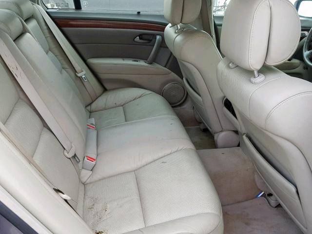 JH4KB16565C010225 - 2005 ACURA RL GRAY photo 6