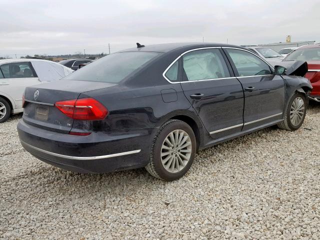 1VWBS7A30GC016922 - 2016 VOLKSWAGEN PASSAT SE BLACK photo 4