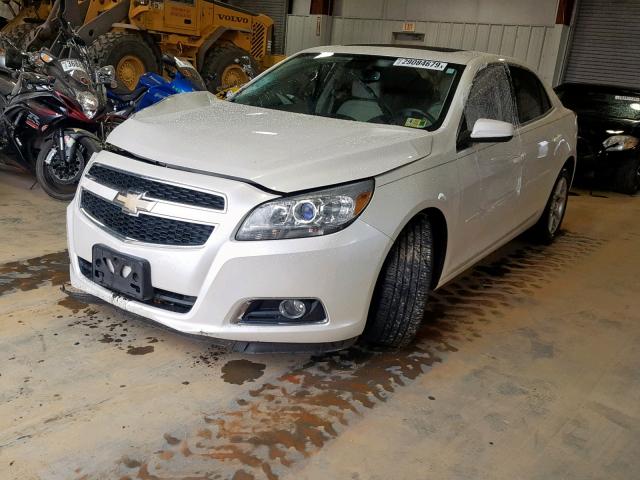 1G11F5SR3DF169081 - 2013 CHEVROLET MALIBU 2LT WHITE photo 2