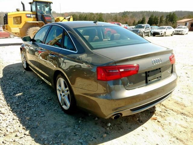 WAUFGAFC3FN007451 - 2015 AUDI A6 PREMIUM BROWN photo 3