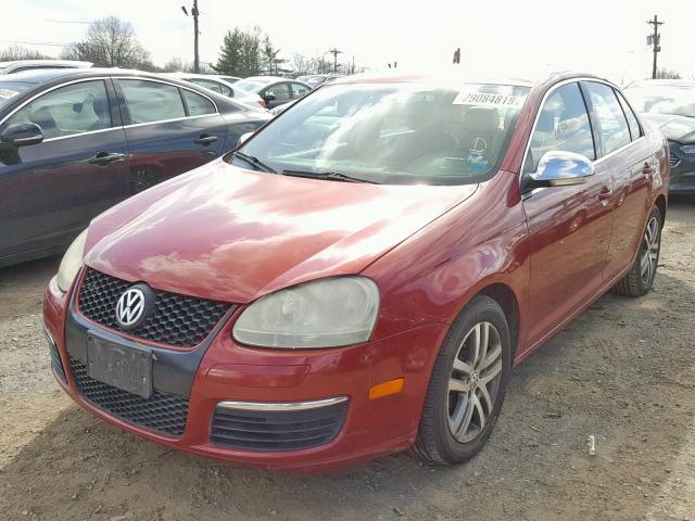 3VWSF81K06M658359 - 2006 VOLKSWAGEN JETTA 2.5 RED photo 2