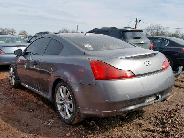 JN1CV6EL5BM262339 - 2011 INFINITI G37 GRAY photo 3