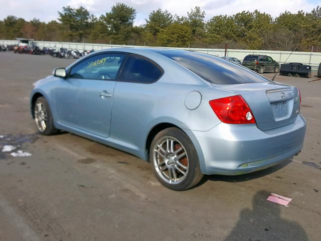 JTKDE177860082444 - 2006 TOYOTA SCION TC ლურჯი ფოტო 3