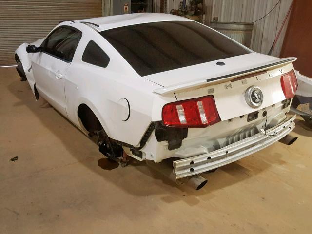 1ZVBP8JS8C5251131 - 2012 FORD MUSTANG SH WHITE photo 3