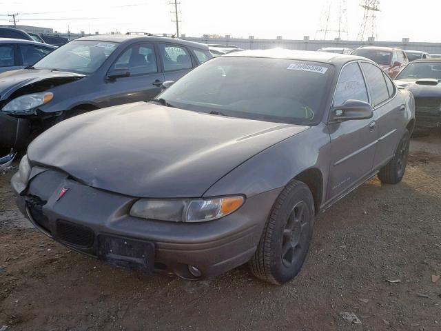 1G2WJ52J6YF270003 - 2000 PONTIAC GRAND PRIX GRAY photo 2