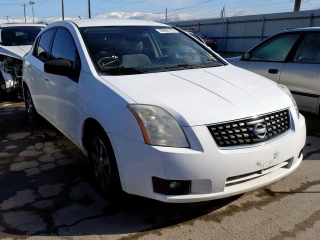 3N1AB61EX8L617872 - 2008 NISSAN SENTRA 2.0 WHITE photo 1