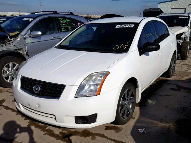 3N1AB61EX8L617872 - 2008 NISSAN SENTRA 2.0 WHITE photo 2