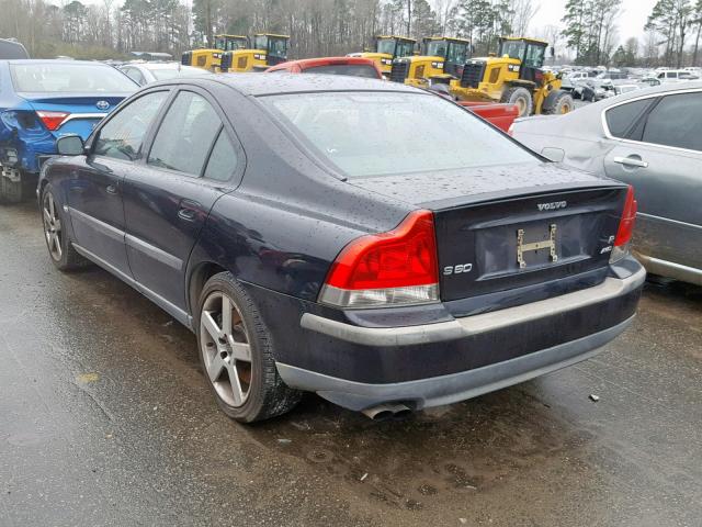 YV1RH52Y342369682 - 2004 VOLVO S60 R BLACK photo 3