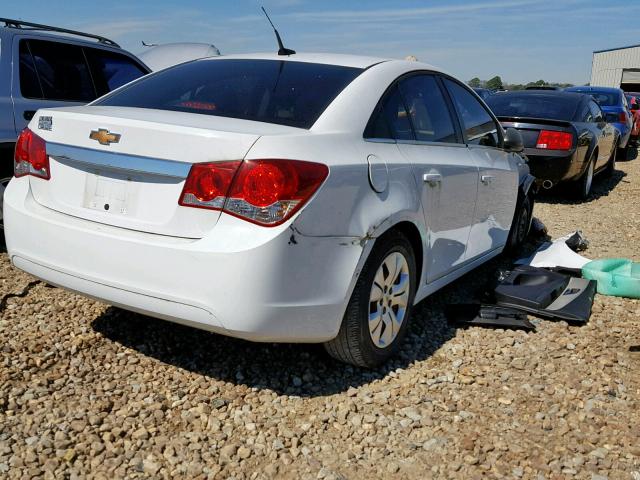 1G1PC5SH9C7248452 - 2012 CHEVROLET CRUZE LS WHITE photo 4