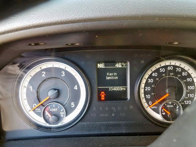 3C63R3HL7GG234362 - 2016 RAM 3500 SLT WHITE photo 8