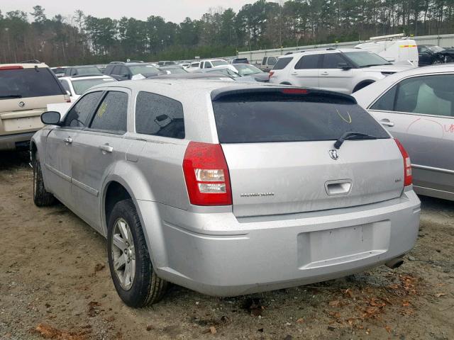 2D4FV47V06H126144 - 2006 DODGE MAGNUM SXT SILVER photo 3