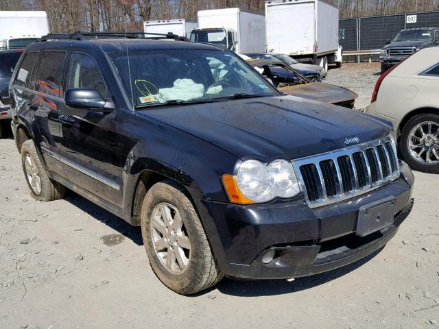 1J8HR58N48C162786 - 2008 JEEP GRAND CHER BLACK photo 1