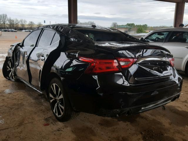 1N4AA6AP7HC375349 - 2017 NISSAN MAXIMA 3.5 BLACK photo 3