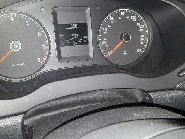 3VW2K7AJ7EM336250 - 2014 VOLKSWAGEN JETTA BASE Մոխրագույն լուսանկար 8