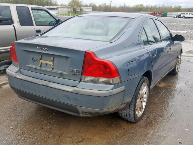 YV1RS58DX22132755 - 2002 VOLVO S60 2.4T TEAL photo 4