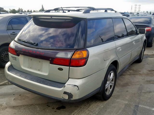 4S3BH806447609044 - 2004 SUBARU LEGACY OUT GREEN photo 4