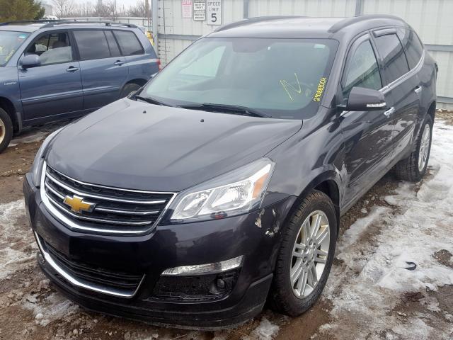 1GNKRGKD1FJ357592 - 2015 CHEVROLET TRAVERSE LT  photo 2