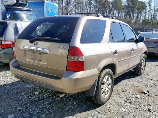 2HNYD18933H533566 - 2003 ACURA MDX TOURIN GOLD photo 4