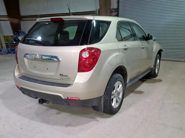 2GNALBEK9C6185380 - 2012 CHEVROLET EQUINOX LS TAN photo 4