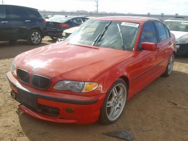 WBAEV53412KM15805 - 2002 BMW 330 I RED photo 2