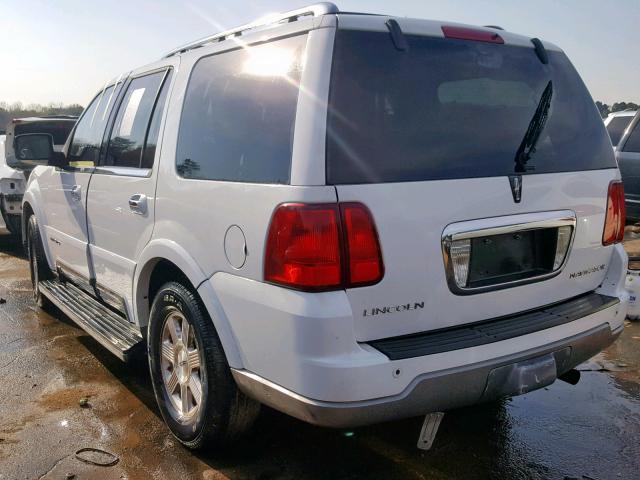 5LMFU27RX4LJ13000 - 2004 LINCOLN NAVIGATOR Blanc photo 3