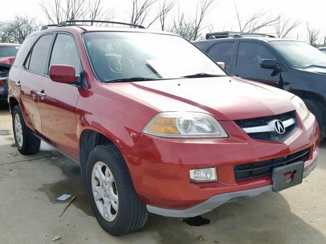 2HNYD18674H545629 - 2004 ACURA MDX TOURIN BURGUNDY photo 1