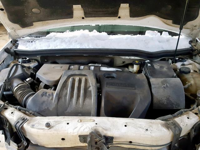 1G2AL15F777394438 - 2007 PONTIAC G5 WHITE photo 7