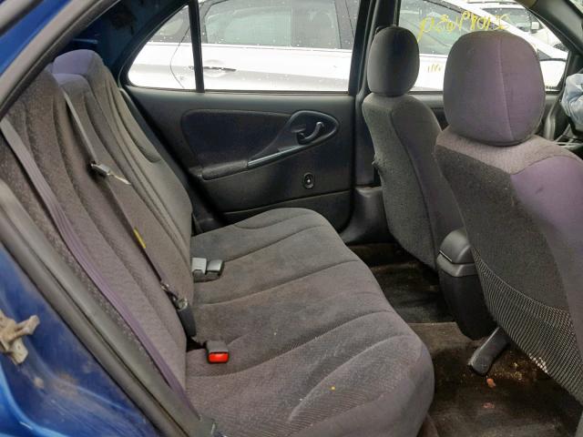 1G1JH52F747272126 - 2004 CHEVROLET CAVALIER L BLUE photo 6