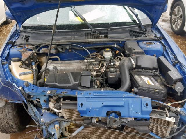 1G1JH52F747272126 - 2004 CHEVROLET CAVALIER L BLUE photo 7