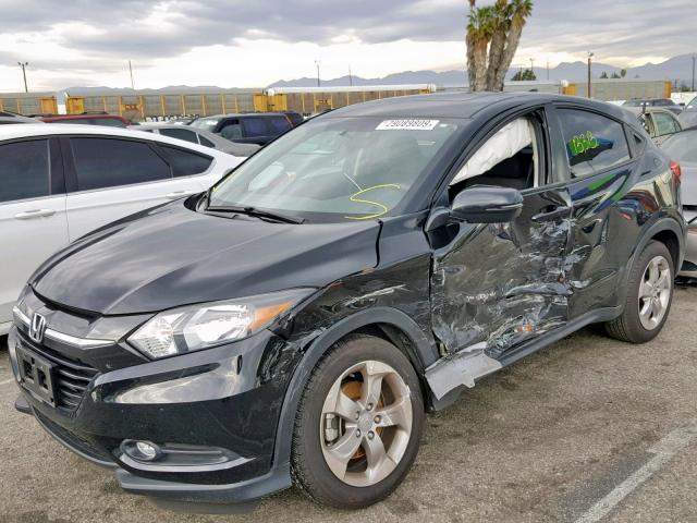 3CZRU5H52HM723327 - 2017 HONDA HR-V EX BLACK photo 2