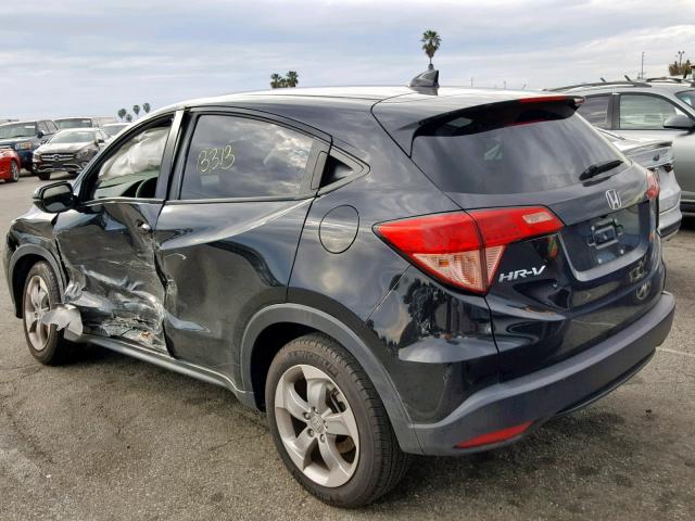 3CZRU5H52HM723327 - 2017 HONDA HR-V EX BLACK photo 3