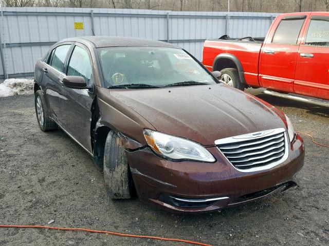 1C3CCBBB8DN584840 - 2013 CHRYSLER 200 TOURIN BROWN photo 1