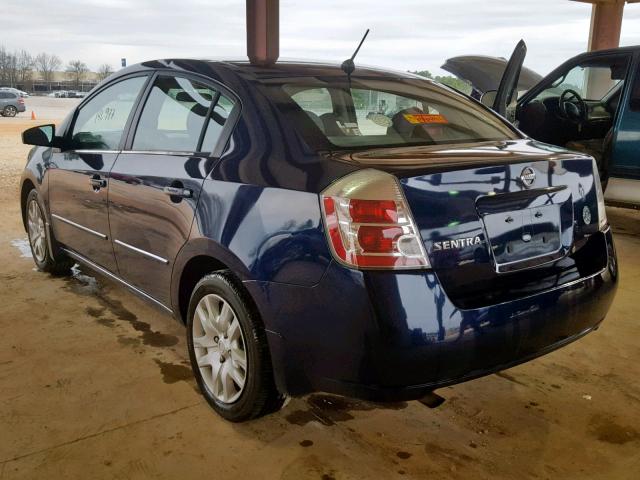 3N1AB61EX8L683001 - 2008 NISSAN SENTRA 2.0 BLUE photo 3