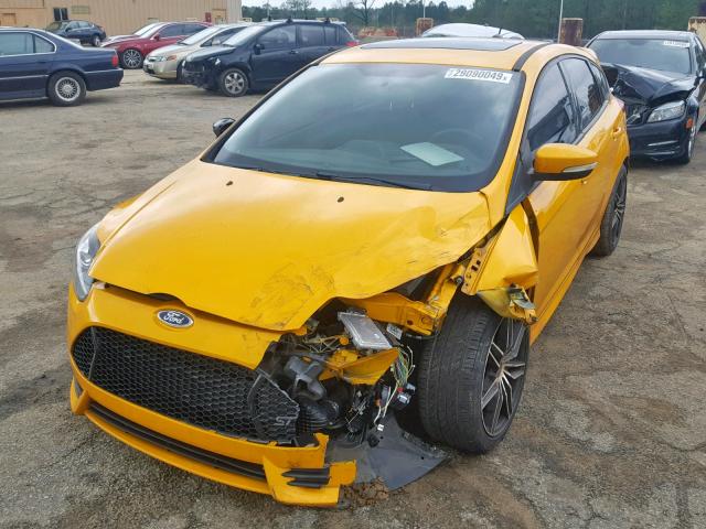 1FADP3L9XDL242684 - 2013 FORD FOCUS ST YELLOW photo 2