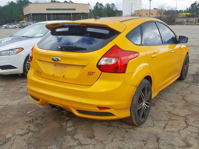 1FADP3L9XDL242684 - 2013 FORD FOCUS ST YELLOW photo 4